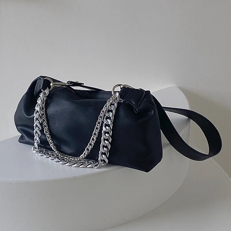 Women Messenger Bag PU Leather Chain Money Purse Shoulder Crossbody Bags