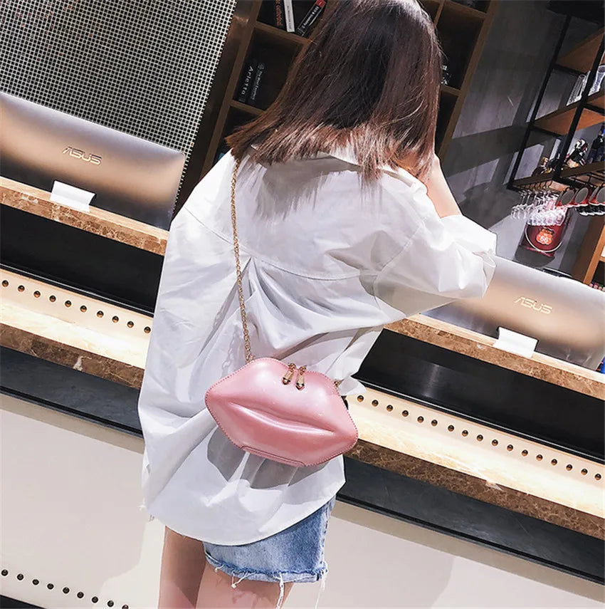 Lip shape Women's Handbag Purse Clutch Bag