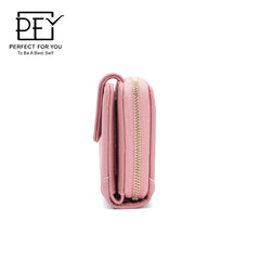 Women's High-Casual Wallet with Zipper Large Capacity