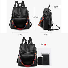 Large Capacity School Bag for Girls Anti-theft Women Backpacks
