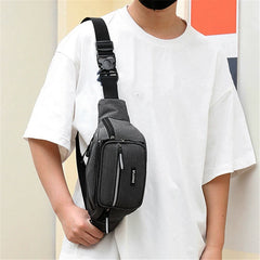 Men's Large Capacity Sports Crossbody Backpack