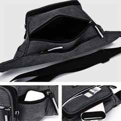 Men's Large Capacity Sports Crossbody Backpack