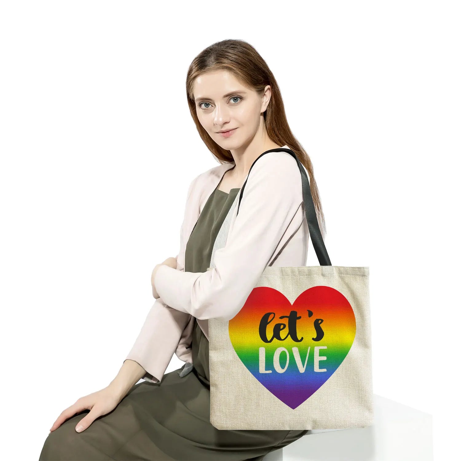 Summer Tote Bag for Women Love Is Love