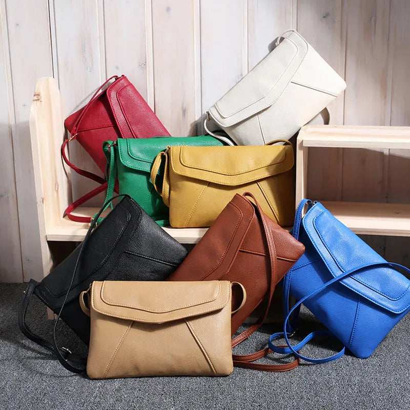 Vintage Leather Women's Party Purse Crossbody Shoulder Bag