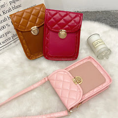 Retro Diamond Shoulder Messenger Bag for Women
