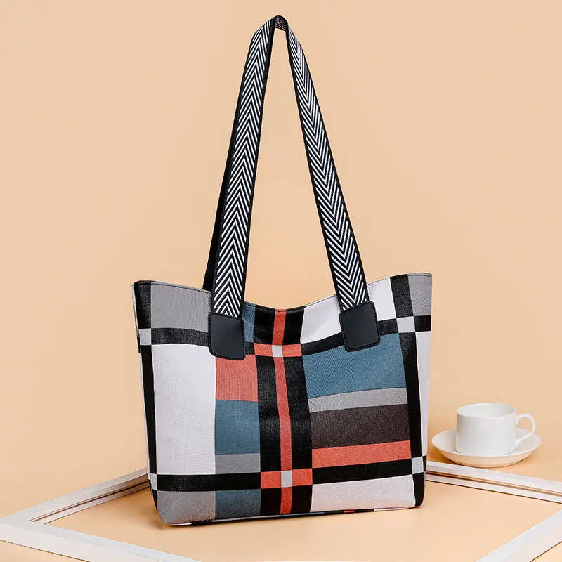 Women's Leather Shoulder Bag Large Capacity Tote Handbag