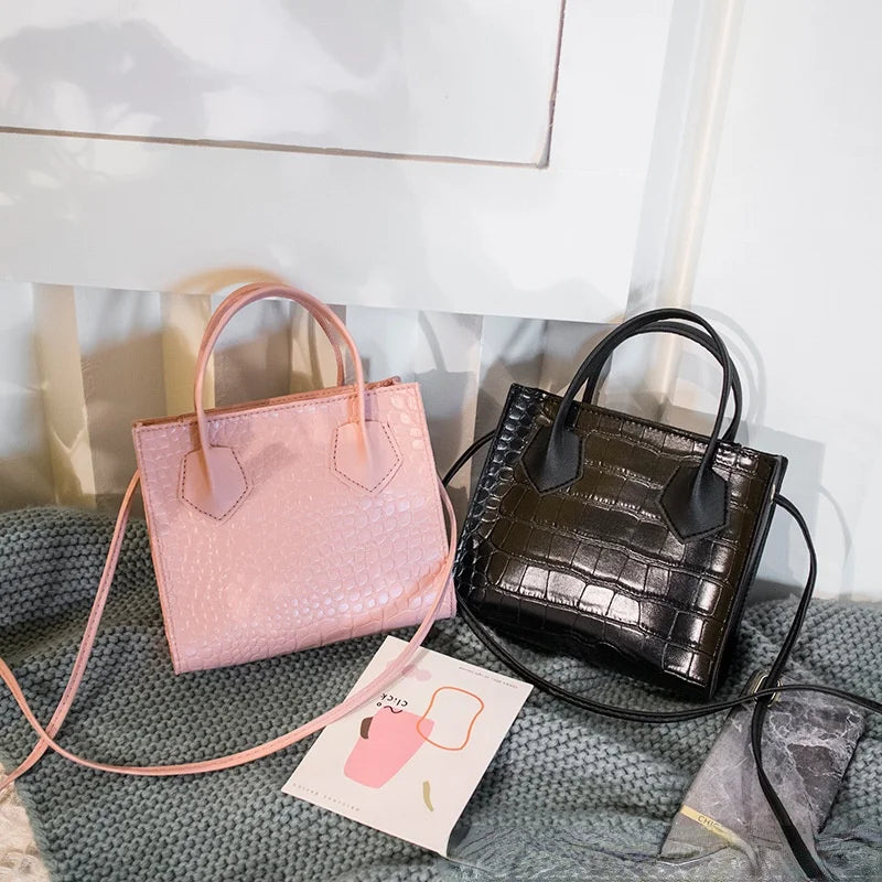 Crocodile Pattern Shoulder Bag Women Handbag Mini Bolso Mujer