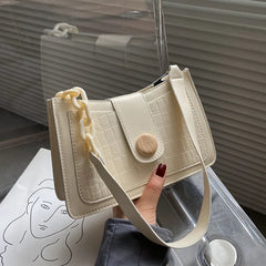 Crocodile Pattern Small Shoulder Bag for Women