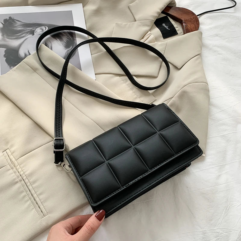 Solid Colour Shoulder Handbags Female Travel Cross Body Bag