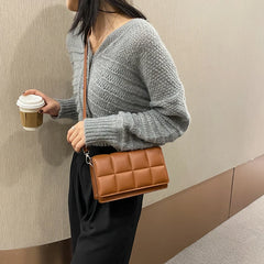 Solid Colour Shoulder Handbags Female Travel Cross Body Bag