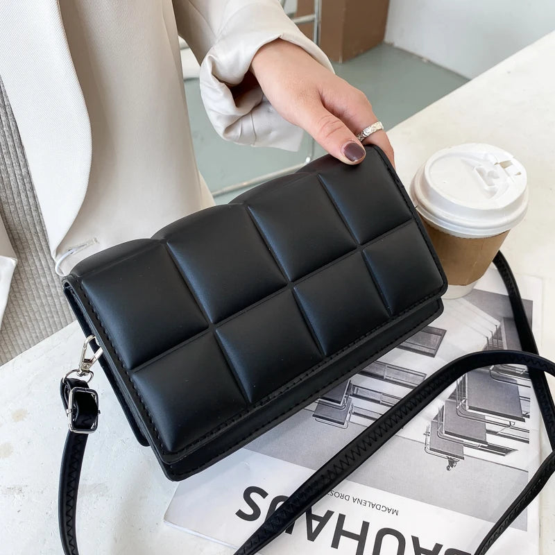 Solid Colour Shoulder Handbags Female Travel Cross Body Bag