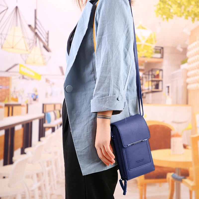 Women's Touch Screen Shoulder Bag Wallet