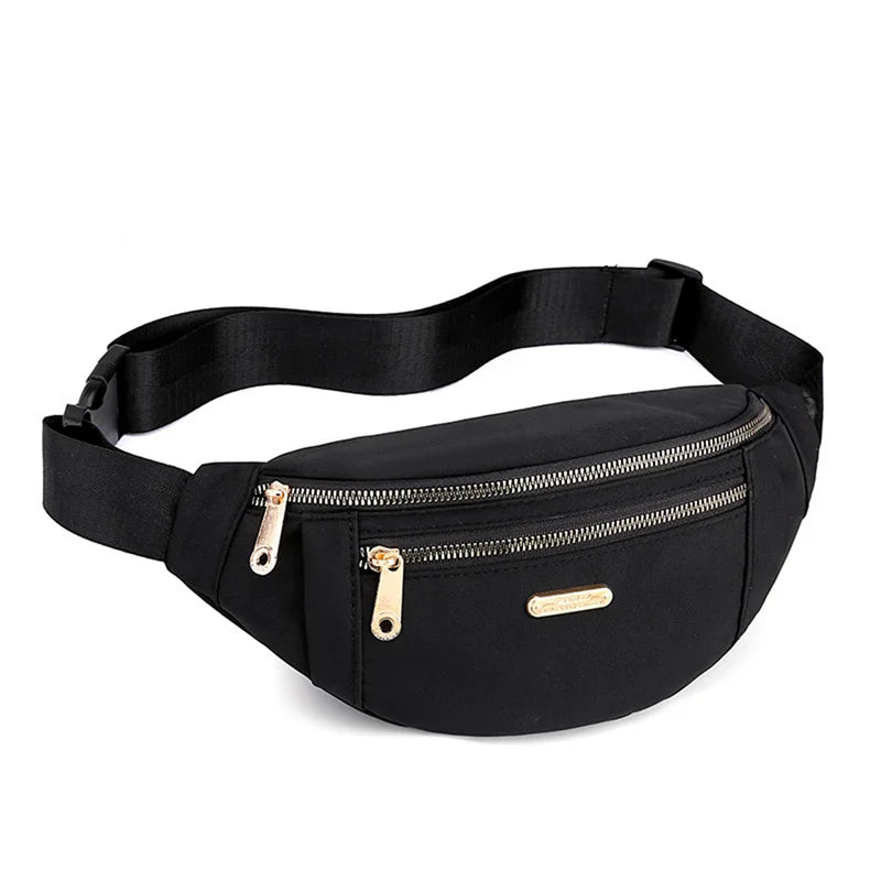 Women's Travel Belt Bag Crossbody Money Pouch Chest Bag