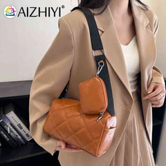 Women Messenger Bag with Small Purse Shoulder Bag Large-capacity Portable