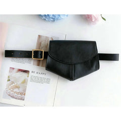 Leopard Waist Fanny Pack PU Leather Belt Bag Women