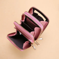 Women Crossbody Cellphone Bag Touch Screen PVC Handbag Wallet