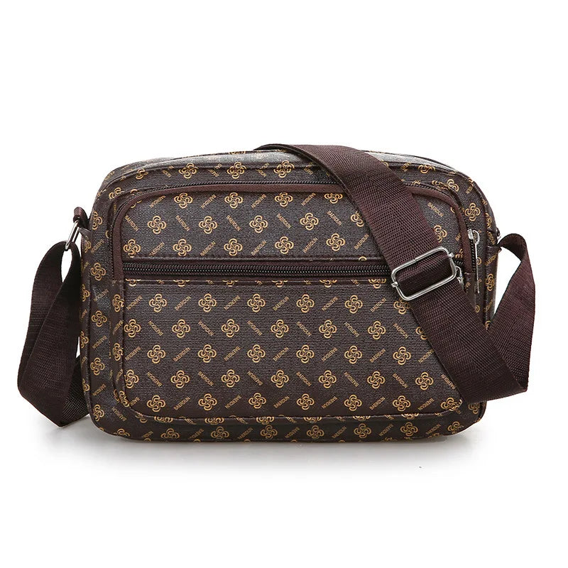 Lady Letter Pattern Shoulder Bag Women Chain Crossbodybag
