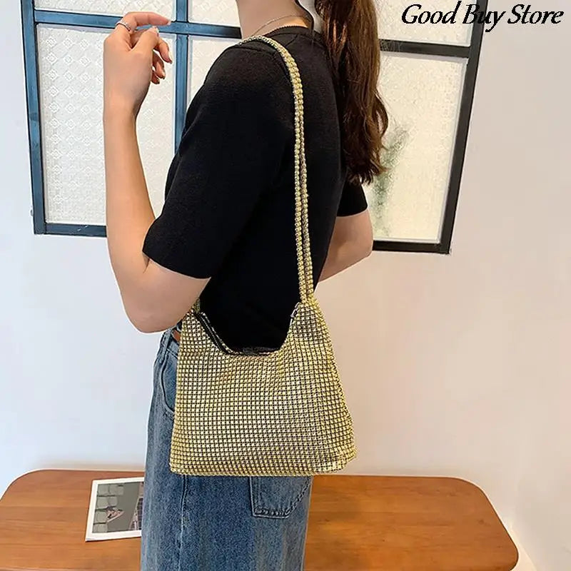 Diamond Rhinestone Handbag Evening Party Clutch Wedding Banquet Shoulder Bag