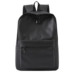 Men's Vintage PU Laptop Backpack Travel Rucksack Schoolbag