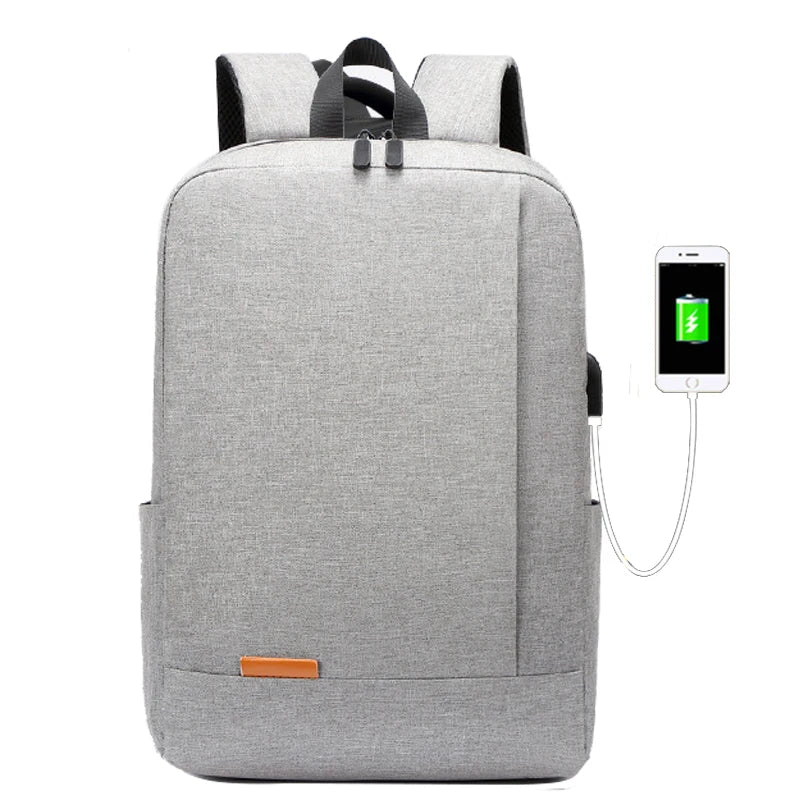 Men's Laptop Backpack Waterproof USB Charging Business Travel Bag