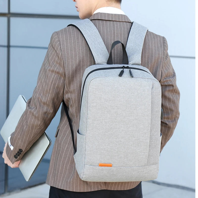 Men's Laptop Backpack Waterproof USB Charging Business Travel Bag