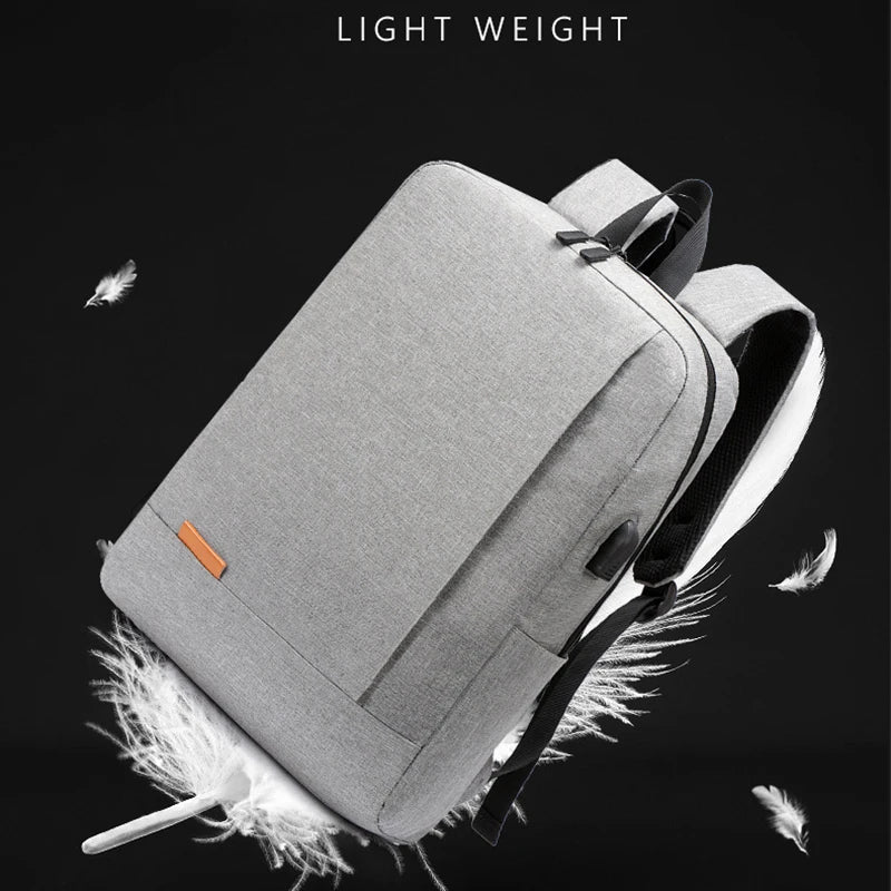 Men's Laptop Backpack Waterproof USB Charging Business Travel Bag