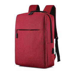 Men's Laptop Backpack with Raincoat and USB Charging