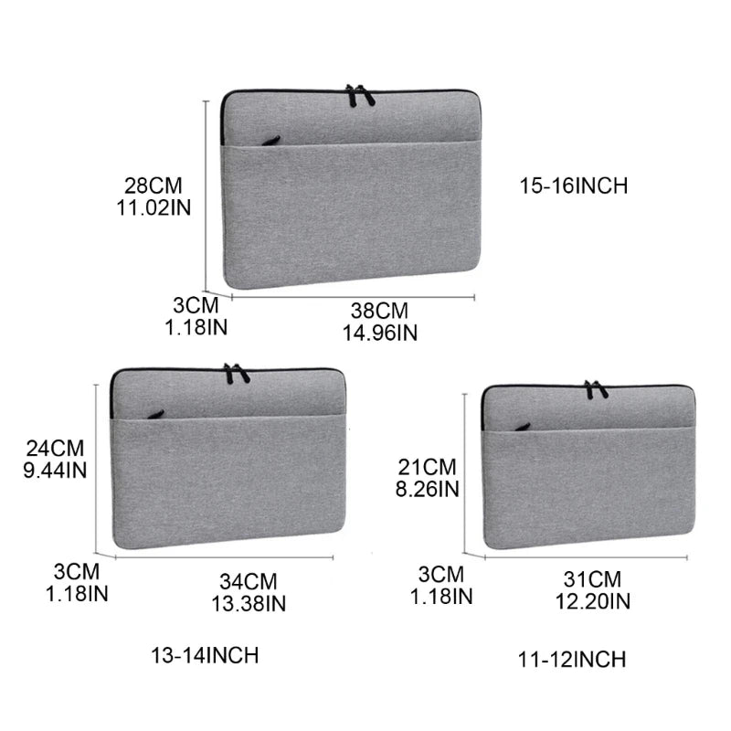 Protective Laptop Sleeve 11-16in Shockproof