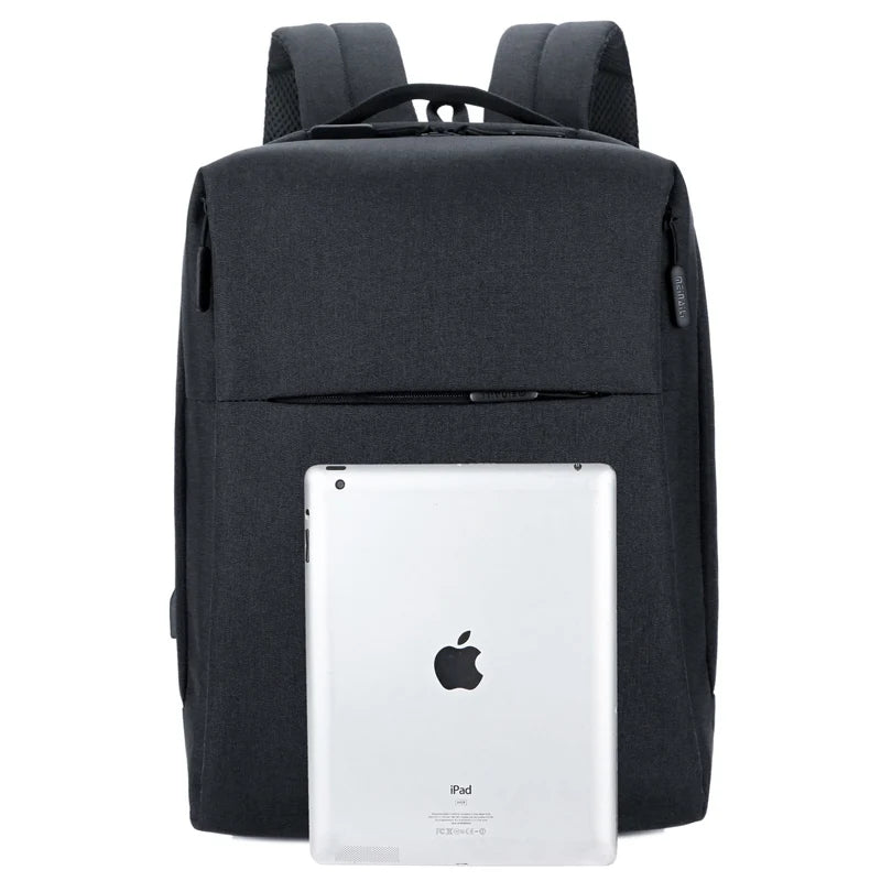 Men's Laptop USB Backpack Business Notebook Waterproof Travel Bagpack