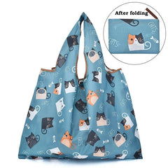 Large Reusable Grocery Bags 50lb Tote Bags Women's Shoulder Bags