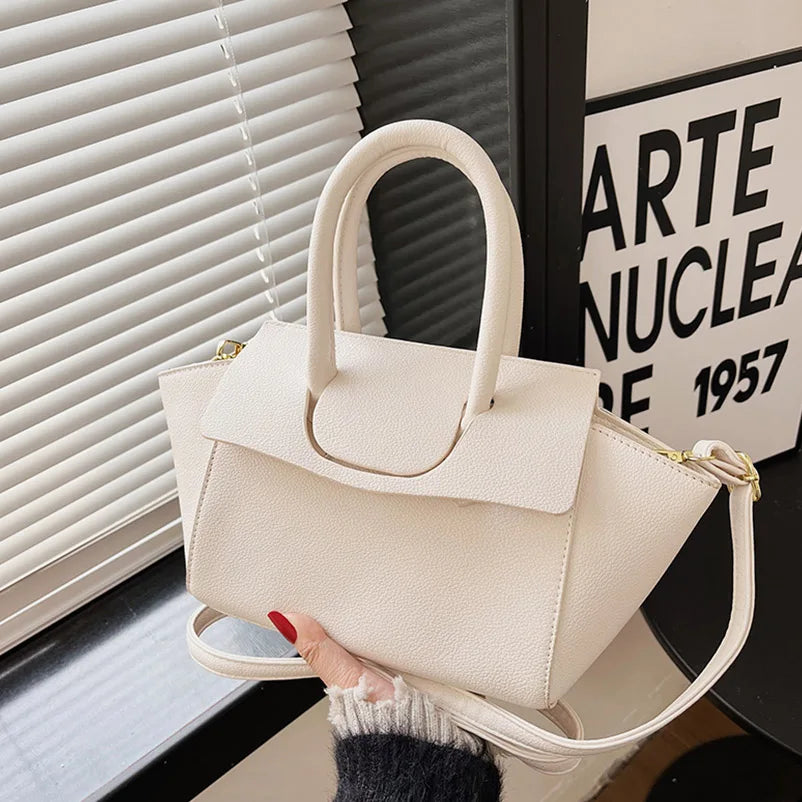 Large Bags Ladies Handbags PU Leather Messenger Bags High Retro Shopping Bag