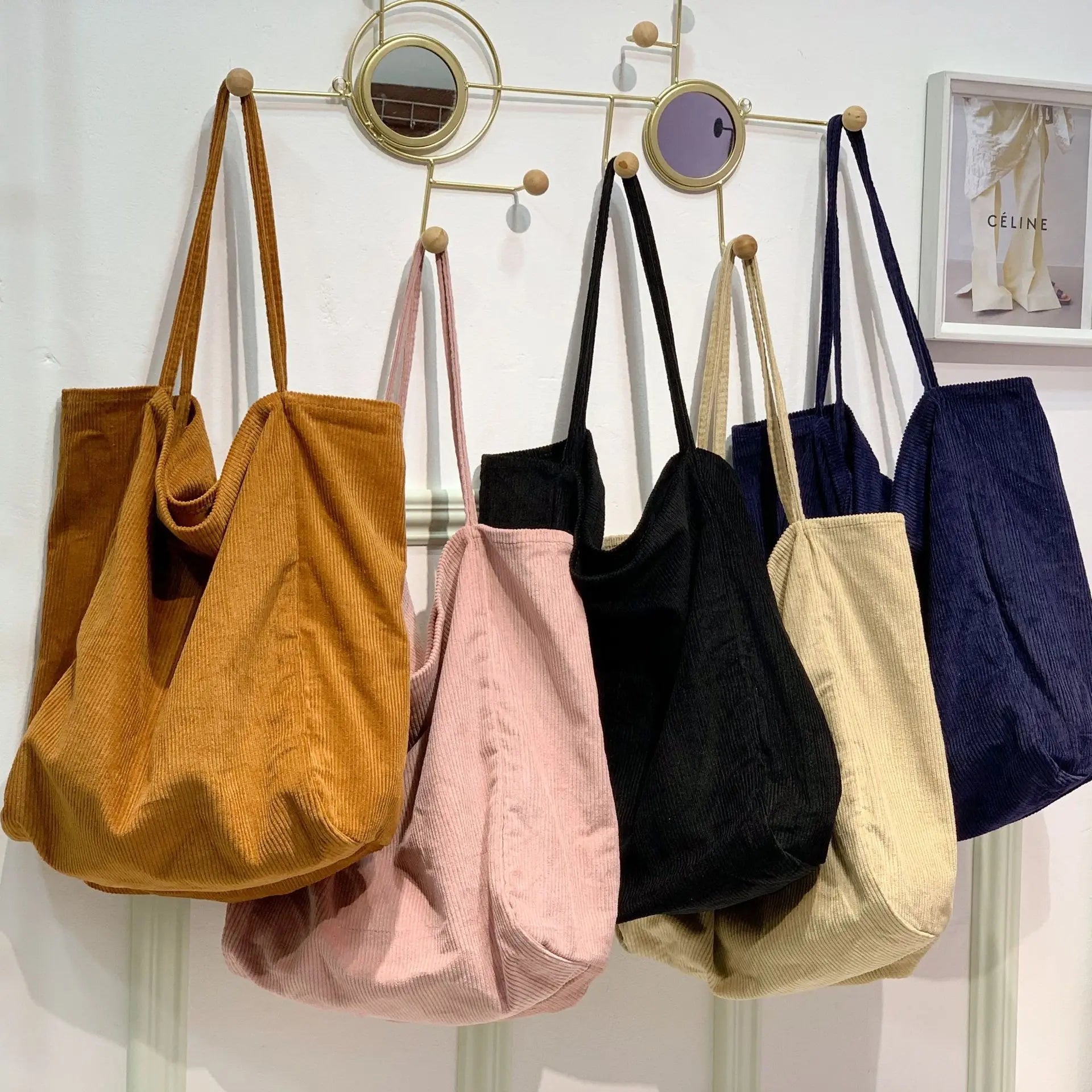 Large Canvas Tote Bag Women Big Capacity Shopping Handbag