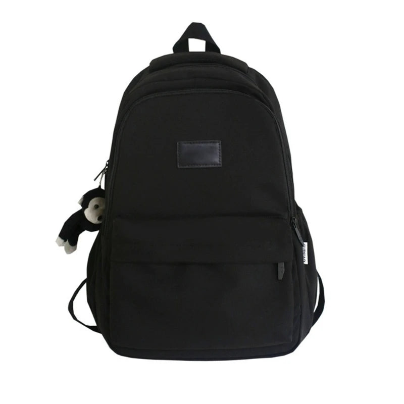Large Capacity Nylon College Bookbag for Student Teenagers Girls