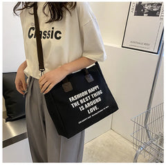 Large Capacity Women's Canvas Shoulder Bag Messenger Tote Handbags