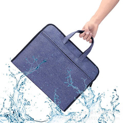 Large Capacity Briefcase A4 File Folder Business Paper Bag