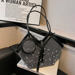 Bright Diamond One Shoulder Tote Bag for Women