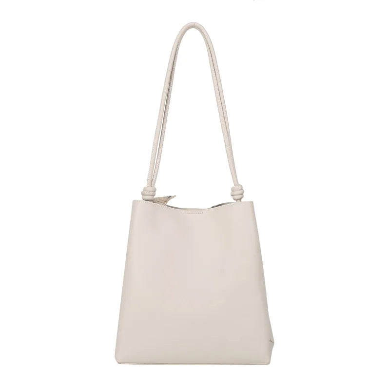 Large Capacity Bucket Bag PU Leather Shoulder Bags for Women