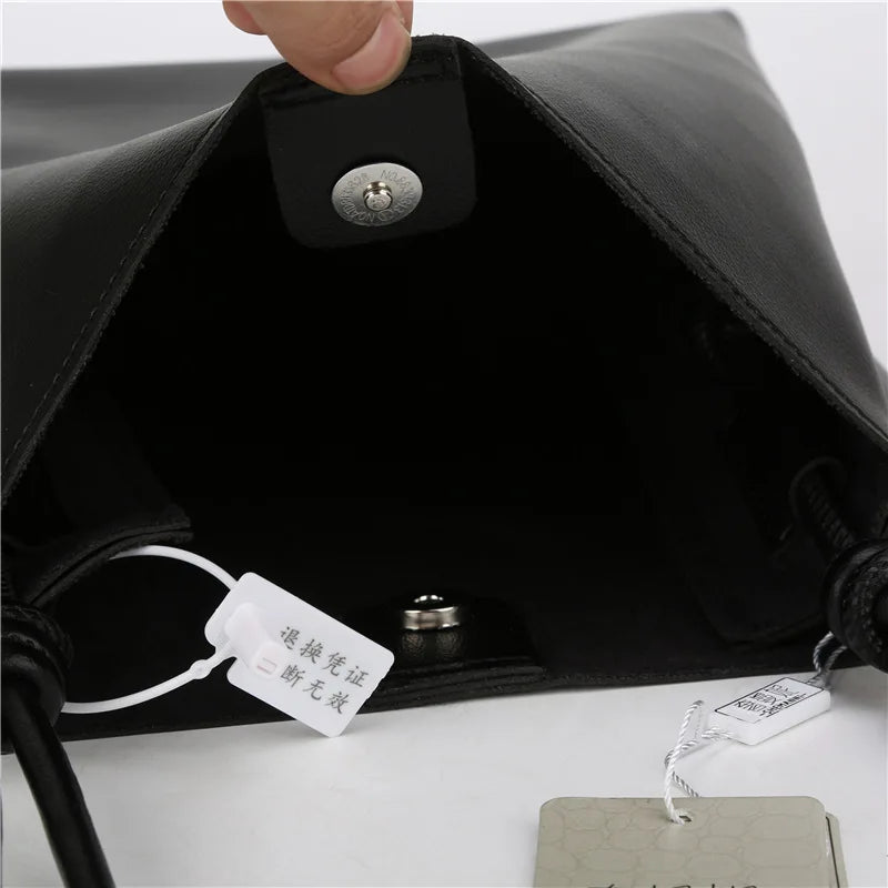 Large Capacity Bucket Bag PU Leather Shoulder Bags for Women