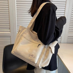 Large Capacity Canvas Bag for Women and College Students Tote