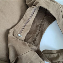 Large Capacity Canvas Bags Women's Casual Shoulder Crossbody Bag Retro Handbag
