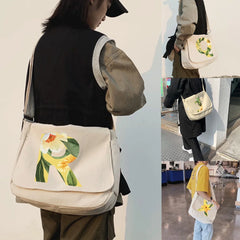 Japanese Harajuku Canvas Shoulder Bag Large Capacity Crossbod