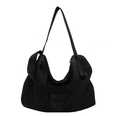 Large Canvas Women Tote Bag Solid Shoulder Bag Female Casual Travel Handbag