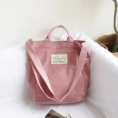 Large Capacity Cloth Handbag Tote Female Crossbody Messenger Bags