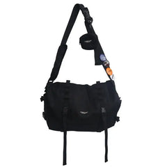 Large Capacity Nylon Crossbody Bag for Women Solid Shoulder Bag