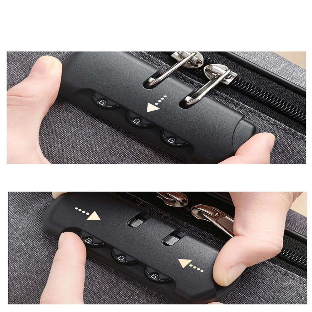 Large Capacity Document Organizer Bags Chest Print Home Travel Storage