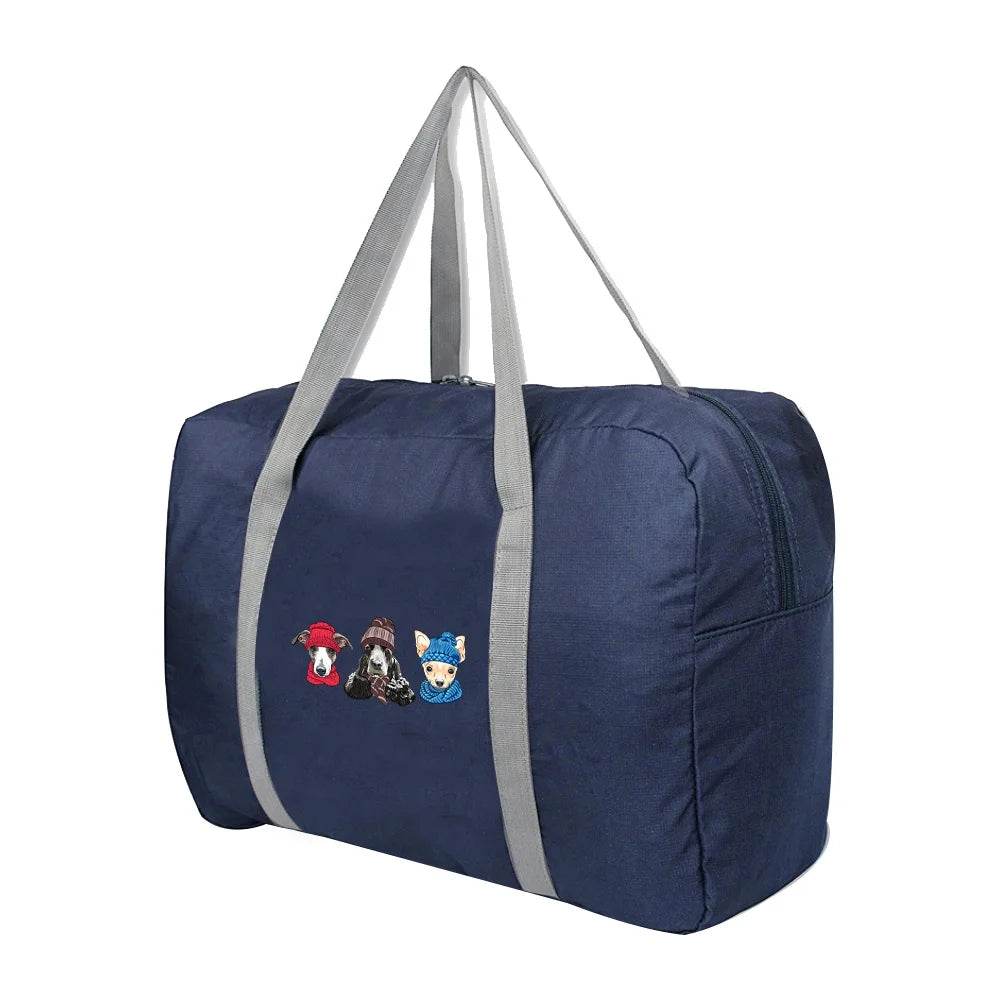 Large Capacity Duffle Bag Unisex Storage Bags Foldable Clothes Organizers