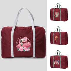 Flamingo Print Travel Bag Large Tote Women Handbag Shoulder St