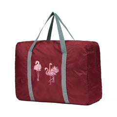 Flamingo Print Travel Bag Large Tote Women Handbag Shoulder St