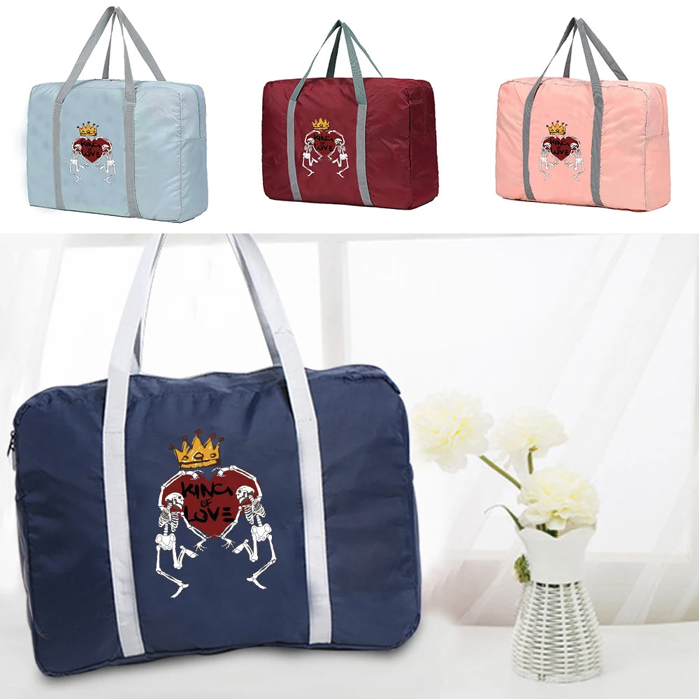 Large Capacity Foldable Travel Bags Clothing Organizer Unisex