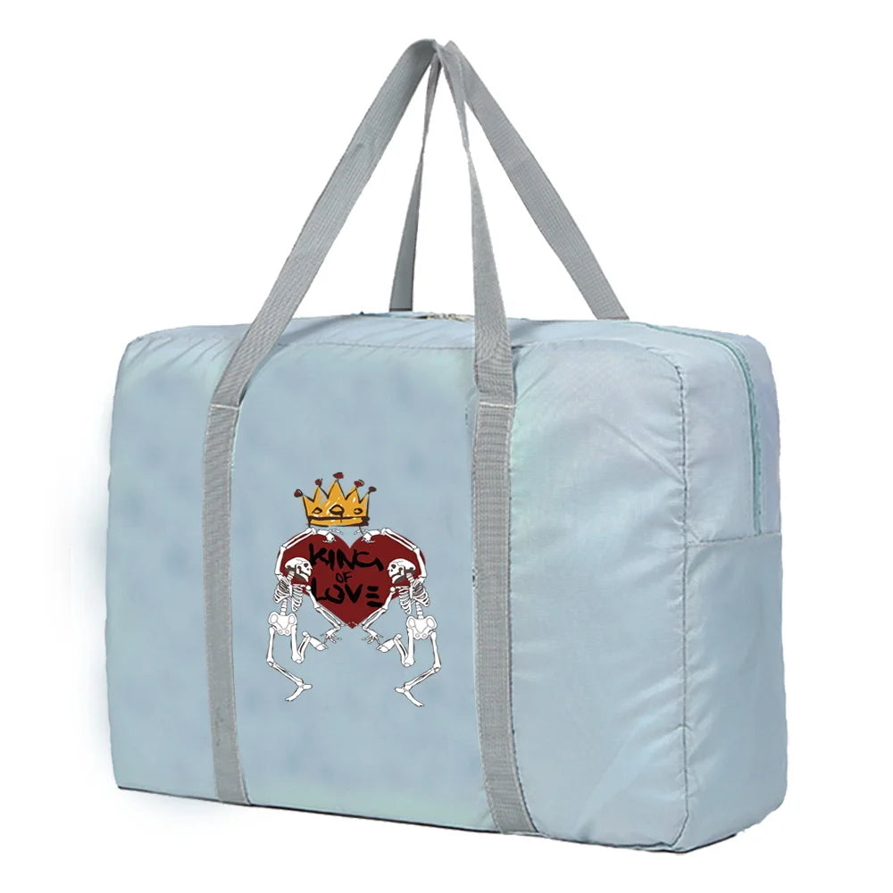 Large Capacity Foldable Travel Bags Clothing Organizer Unisex